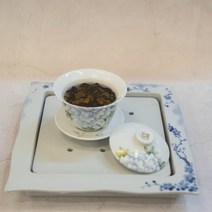 백자 작약 개완 고급 개완 개합 150ml