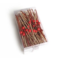 Bamboo Factory [고급과일꽂이] 대나무구슬 대나무 과일꽂이 요지 티포크 (33)