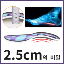 아치왕 밸런스핏아치서포트 아치깔창 기능성깔창 평발 아치 바른자세 쿠션 깔창 남성 여성 옵션3