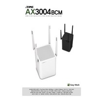 ipTIME AX3004BCM AX3000/WIFI6/유무선공유기 네트워크서버지원 USB3.0포트 1개/모바일 설치도우미 제공/모바일 매니저(iUX), 블랙