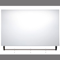 욕실수납장 미니플랩장(수건걸이) 플랩 쇼바장 W800 x H600 x D170, 실버(S)