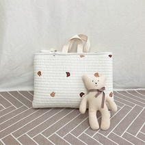돗투돗X마롤로뜨 누빔 휴대용 소프트 아기매트 어린이집 낮잠이불 여름낮잠이불, 휴대용소프트쿨매트_바니베어