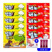 해태 NEW 얼초 얼려먹는 초코만들기+공룡만들기 38g 2종 묶음행사+사은품증정, 5세트, 36g