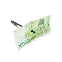 지폐 통과 (뚫기) 볼펜 (마술키트) 마술 도구 Magic, 원더펜