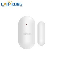 도어센서 무인점포 문열림센서 출입문센서 오리지널 EARYKONG MHz 무선 창 자석 감지기 가정용 경보 시스템 초저전력 소비, 01 1 pcs, 1pcs