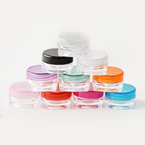 alltems◎↕ 소분 투명 크림 화장품 공병 용기 5g 100p DD-10426 크림케이스 &00ea ‡§ 화장품공병, 화이트