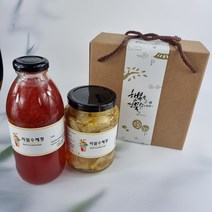 리얼수제청 설 구정 선물세트 수제청 선물세트, 3-5.오미자청+모과생강