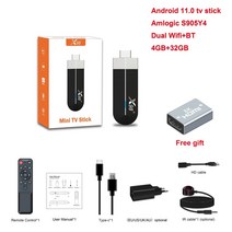 리모컨 만능리모콘 통합리모컨 글로벌 버전 TV 스틱 4K 안드로이드 11.0 4GB RAM 32GB ROM 넷플릭스 5G 와이파이 미니 파이어 HD BT4.X 스마트 동글, 04 Au 플러그_01 2GB16GB stickfire