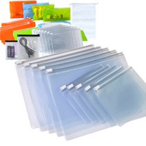 고주파 PVC 반투명지퍼백13x17cm 10장 슬라이드지퍼백