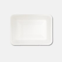 PSP트레이용기 99호 백색 박스 400개 정육 떡 회 포장 용기 일회용 사각 접시