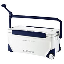 일본직송 시마노 낚시 쿨러박스 아이스박스 차박용, 25L 바퀴형ml, 화이트
