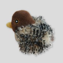 기그위 멜로디 참새 장난감 반려묘 고양이 인형 쿠션