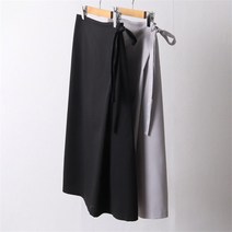 강물처럼 빅사이즈사랑해요 I395L302 웬디뒷밴딩랩롱스커트 LT (9732454)