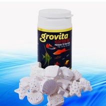 나바다몰 그로비타 주말 휴가철 테블렛 30g 100ml 수족관 사료, 1개