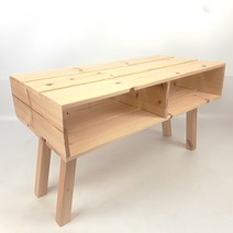 핀란디아 원목TV거실장 파레트 10t2, 거실장100x50x14cm