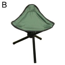 야외 다기능 휴대용 접이식 삼각형 초경량 낚시 캠핑 의자 Slacker Cha W9J4, 01 B