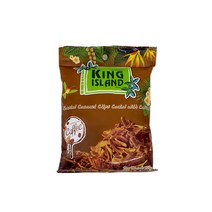 태국 킹아일랜드 구운 코코넛칩 커피맛 50g 4봉, 4개