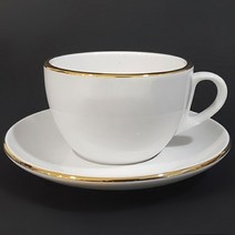 위즈펌 2호 골드라인 커피잔 200ml 머그컵 찻잔, 해당상품