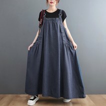 데님 롱 원피스 청원피스 57