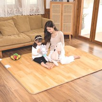 USB 전기장판 극세사 다용도 매트 충전식 탄소섬유 미니, 100x100cm, 원목색상