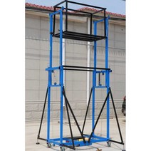 전동 리프트 작업대 원격 제어 완전 자동 호이스트, 4.5M (부하용량 400KG) 무선 원격제어