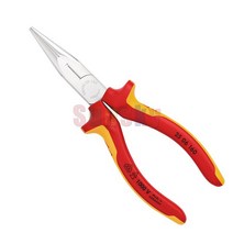 경량 철골 작업 Knipex VDE-나이프 노즈 라디오 플라이어 160mm 절연 긴 커팅 25 06, 01 25 06 160