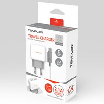 휴대폰 USB 듀얼 2포트 충전기 10W C타입 1.2m 케이블