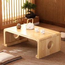 원목 다과상 전통 찻상 다도상 좌상 좌식 티테이블, 차림새, G. 90x50x30 원목색