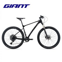 Giant XTC SLR-S 성인용 자전거 공기압 쇼크 업소버 가변 속도 경량 알루미늄 합금 오프로드 산악, 12 단, 밝은 검정색 27.5 × 14.5XS 권장 높이