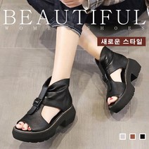 여자 여름샌들 가보시샌들 토오픈 슬링백