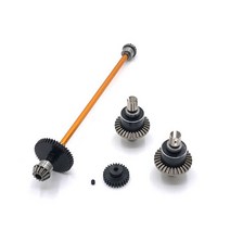 WLtoys 144010 144002 144001 RC 자동차 금속 업그레이드 부품 차동 기어 구동축 변속기 어셈블리 수정, [03] Gold set