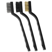 수초제거기 13cm 스틸 와이어 수족관 청소 브러시 ​​나일론 클리너 얼룩 청소 도구, 3개 세트