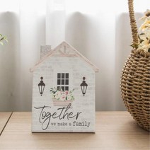 집모형액자 해피하우스 가족 집들이선물 행잉플랜트만들기 셀프웨딩소품 빼빼로데이 벽장식, E