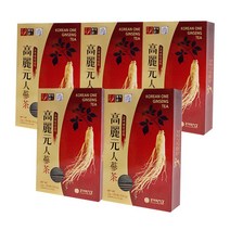 고려원인삼 고려원 인삼차 100T X 5개, 300g