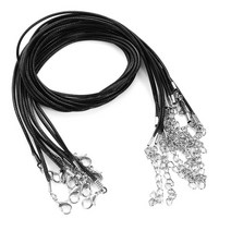 세련된 귀걸이 diy 수지 에폭시 실리콘 금형 쥬얼리 펜던트 에폭시 금형 보석 만들기, 목걸이 코드 10pcs, 빠른 배송