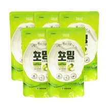 유한양행 포밍 스프레이 주방세제 리필, 500ml, 5개