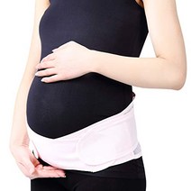 LOUISH 임산부대 골반 벨트 임산부 복대 출산 벨트 임신대 이것 1개로 산전 산후 사용할 수 있는 요통 골반 교정 간단 프리 사이즈(핑크)