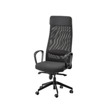 이케아 MARKUS 마르쿠스 다크그레이 사무용 게이밍 의자 (DIY조립제품), 라이트그레이