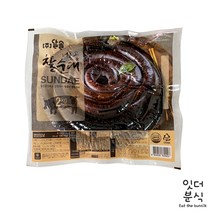 너른골 찰순대 2kg 국내산소창 순대전골 순대볶음, 1팩