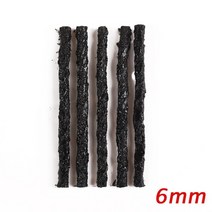 타이어펑크 수리키트 6mm/3.5mm 튜브리스 타이어 수리 스트립 자동차 오토바이 자전거 펑크 Stiring 접착제, 01 5pcs black 6mm