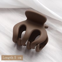 핸드프레스 가중공예 고정 철형 신제품 여성 패션 상어 클립 머리핀 헤어 액세서리 커피 블랙 아크릴 대형, 19 style-19