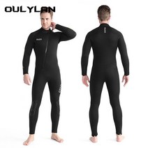 다이빙 슈트 잠수복 긴팔 네오프렌 스쿠버 따뜻한 원피스, 4.XL