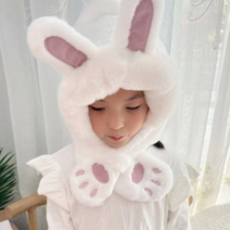 유아 아기 키즈 방한모 귀도리 털모자 귀달이 모자 겨울 목도리 군밤모자