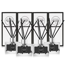 일라토스 디퓨저 200ml 본품4개 발향좋은 대용량 방향제 블랙체리 머스크 체리 향 총800ml, IL/블랙체리2개+IL/레몬2개