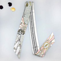 성인 스카프빕 명품 쁘띠 방도 양면 넥보우 가방끈 활용법