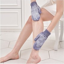 밀리노 천연인견 항균 때장갑, 때장갑 1세트+때비누 1개