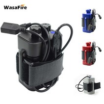 전기자전거 배터리 WasaFire 18650 배터리 팩 케이스 방수 8.4V USB DC 충전 6*18650 배터리 전원 은행 상