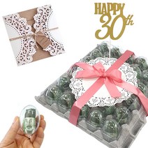 diy세트 투명달걀30살 생일이벤트 투명구 돈계란 캡슐