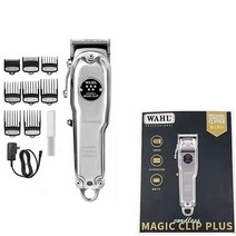 남자면도기 전동 자동 방수 남성용 무선 헤어 클리퍼 전문 커팅 도구 수염 트리머 충전 스탠드 포함, 18.8509  영국 플러그