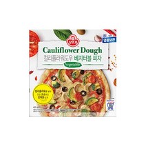 오뚜기 베지터블 컬리플라워도우 피자 405g 밀키트 냉동식품 간편식 1세트
